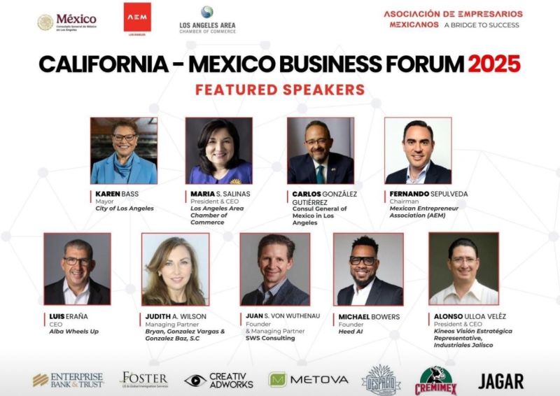 California-Mexico Business Forum 2025 featured speakers